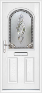 Devon Sagittarius anthracite grey composite front door